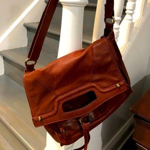 Lucky Brand Brown Leather Crossbody Purse